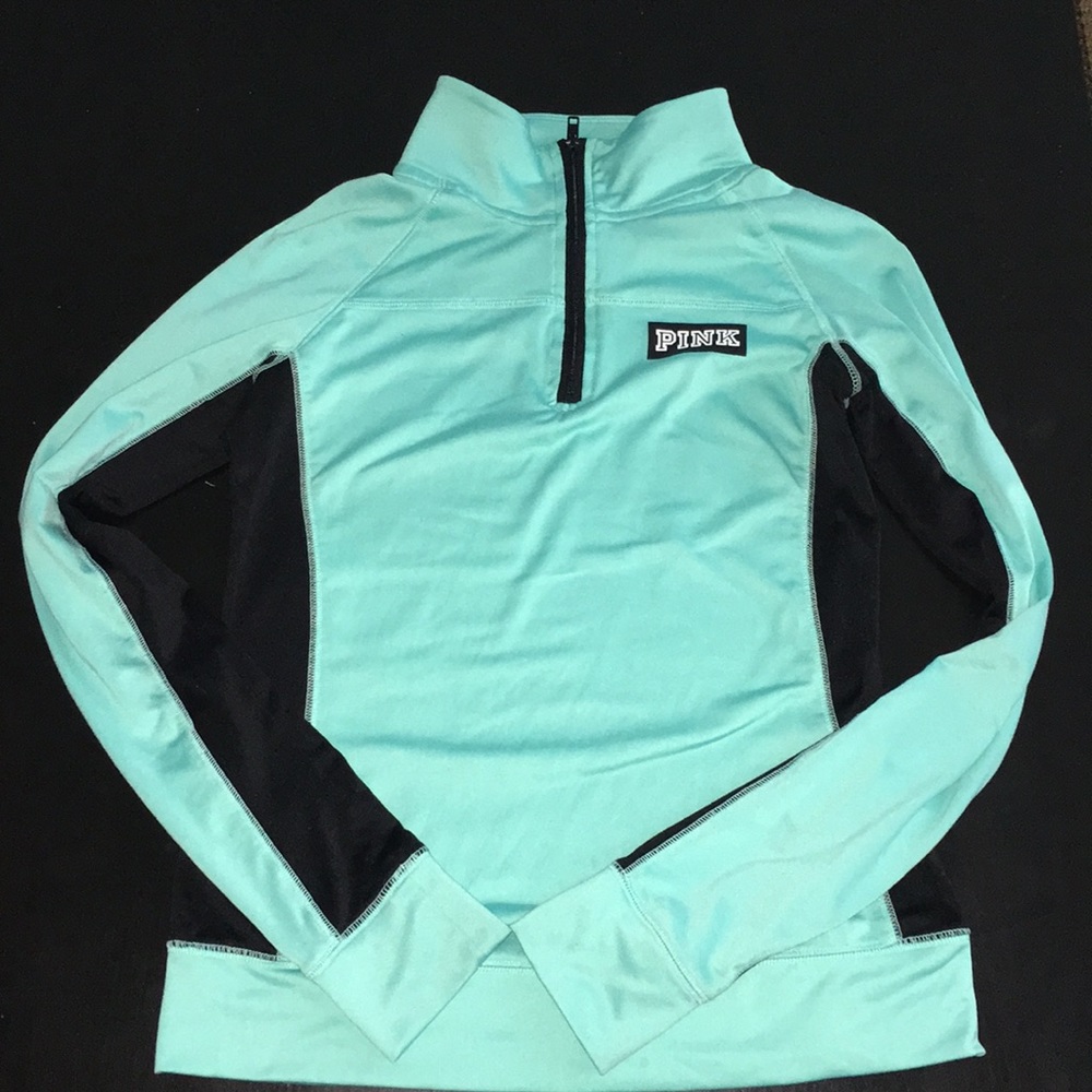 Victorias secret pink ultimate half zip sweater
